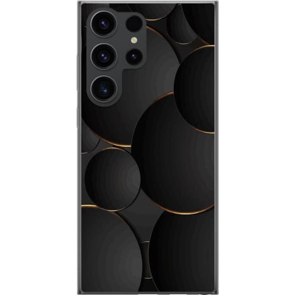 Telefontaske til Samsung Galaxy S24 Ultra med luksus cirkler