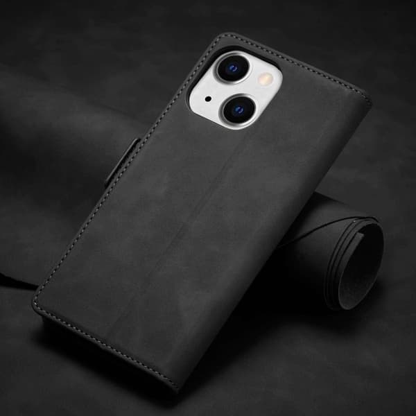 FORWENW F3-Series iPhone 14 Plus Plånboksfodral Konstläder - Svart