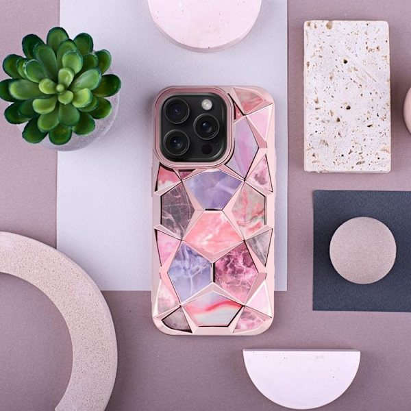 Mobilskal till iPhone 15 Pro Max Twinki - Rosa Rosa