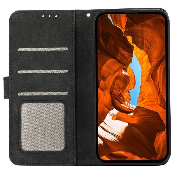 ABEEL Xiaomi 15T Pro Plånboksfodral Splicing Konstläder RFID-Skydd Svart