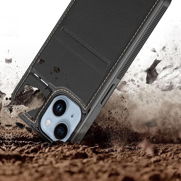 Dux Ducis iPhone 14 Plus Mobilskal Magsafe 3-i-1 RFID - Sort Black