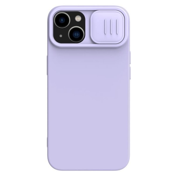 Nillkin iPhone 15 Plus Mobilskal CamShield Silky Silikon - Lila