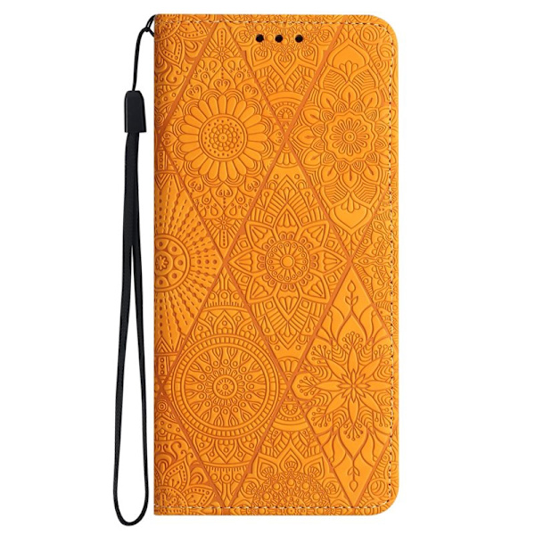 Plånboksfodral för Samsung Galaxy S26 Plus Konstläder Ställ - Gul