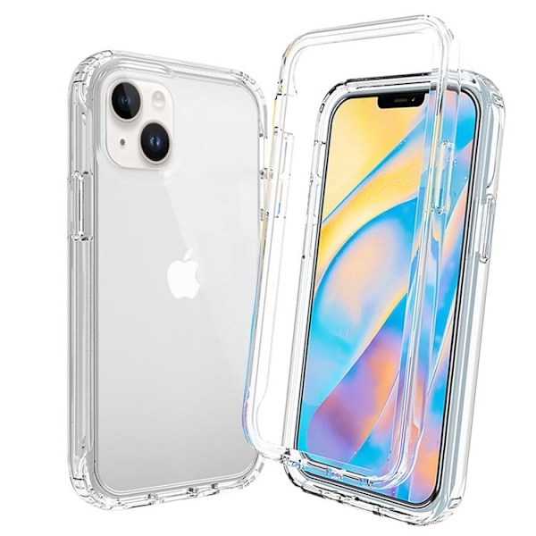 iPhone 14 Skal Gradient Shockproof - Clear Transparent