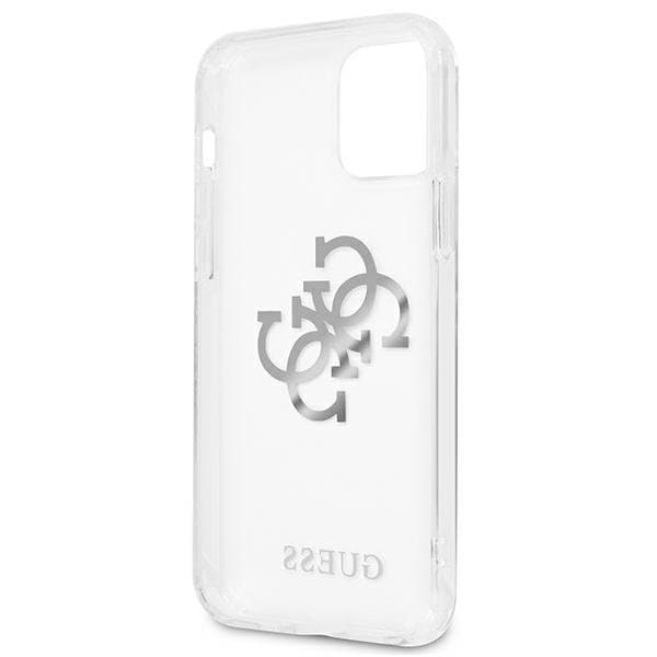 Guess iPhone 12 Pro Max Skal 4G Silver Charms Collection - Läpinäkyvä Silver