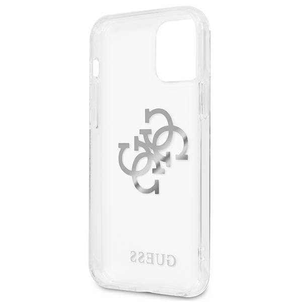 Guess iPhone 12 Pro Max Skal Silver Charms Collection - Transparent Silver