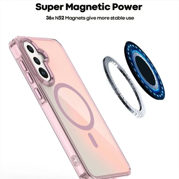 Mobilskal till Galaxy A16 5G Magsafe TPU - Rosa Rosa