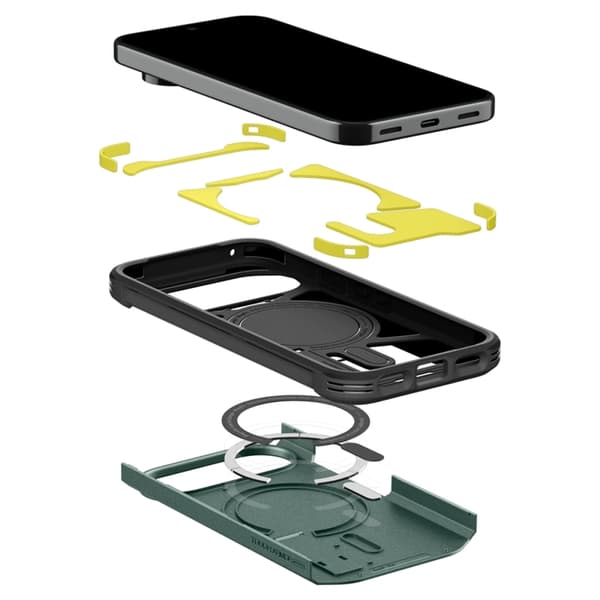 Spigen Mobilskal För Google Pixel 11 Pro Magsafe Tough Armor - Abyss Grön