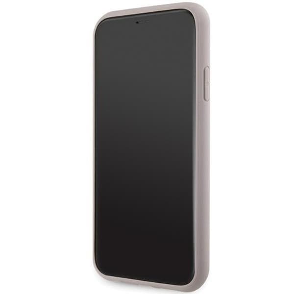 Guess iPhone 11/XR Mobilskal Magsafe Saffiano - Pinkki Rosa