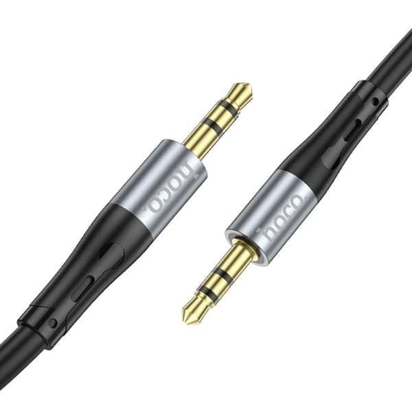Hoco AUX Mini Jack til Mini Jack (3.5mm) Kabel 1m - Sort Black