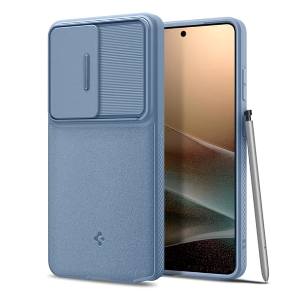 Spigen Mobilskal För Galaxy S26 Ultra Optik Armor - Ljusblå Blå