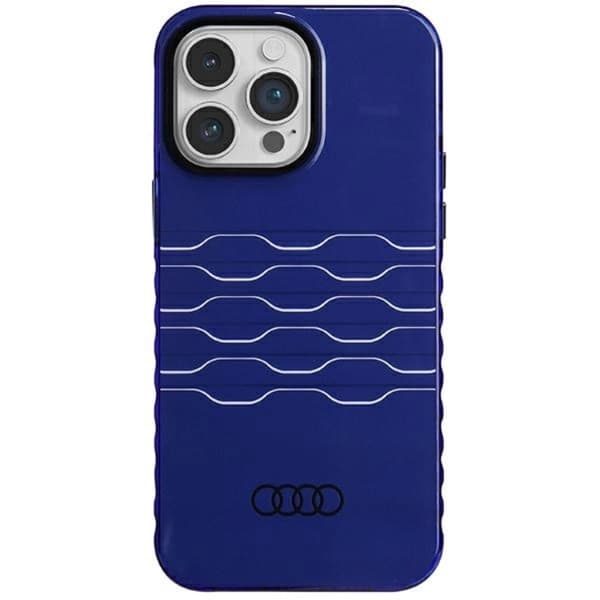 Audi iPhone 14 Pro Max -puhelinkuori Magsafe IML - Sininen Blå
