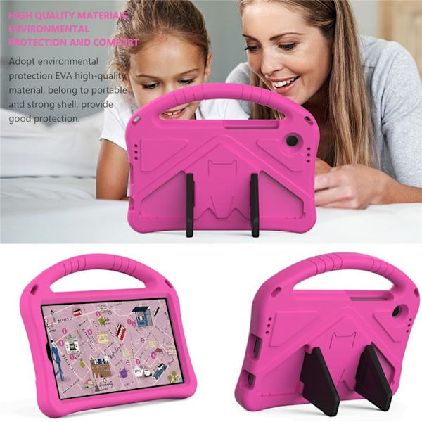 Mobilskal till Galaxy Tab A9 Kickstand Shockproof - Rosa Rosa