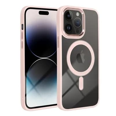 Mobilskal till iPhone 15 Magsafe Color Edge - Rosa Rosa