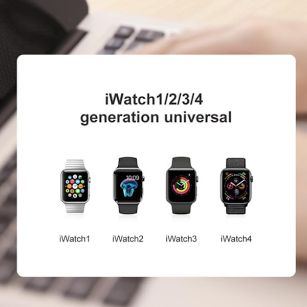 SiGN Magnetisk Laddare för Apple Watch, 2.5W, 3A, 1.2m - Vit