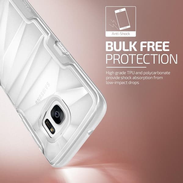 Verus Shine Guard Cover til Samsung Galaxy S7 Edge - Klar Transparent