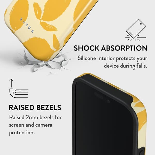 Burga Lemon Tart - Apple iPhone 16 Pro Max Tough MagSafe Skyddsskal