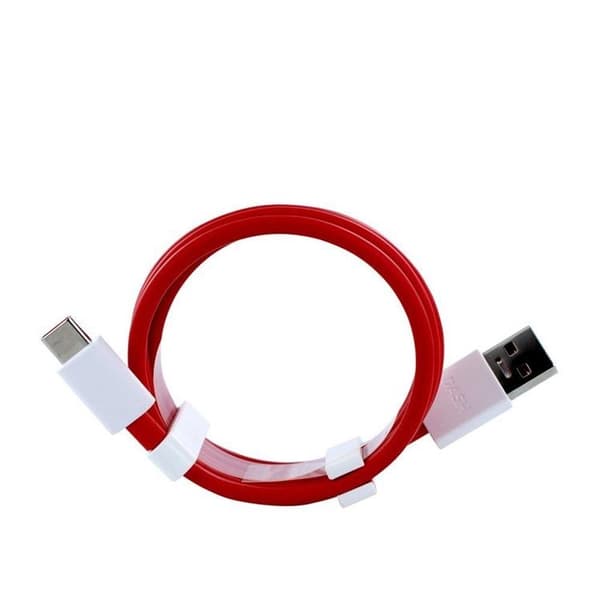 OnePlus USB-A Till USB-C 4A Kabel 1m Bulk - Röd Röd