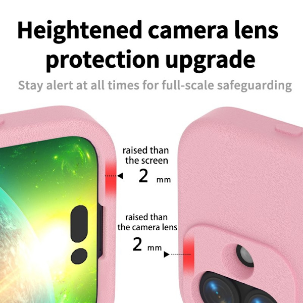Mobilskal till iPhone 17 Shockproof EVA Skydd - Rosa Rosa