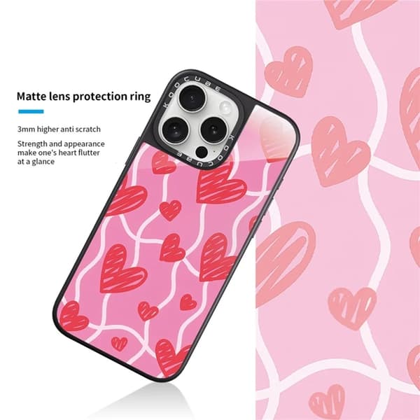 Mobilskal till iPhone 15 Pro Max MagSafe Aluminium Silikon Rosa