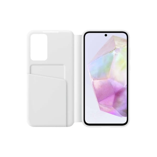 Samsung Galaxy A35 5G Pung Etui Smart View - Hvid Vit