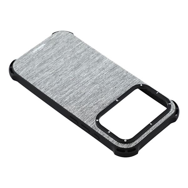 YOUNGKIT Mobilskal till iPhone 17 Pro Max MagSafe Jeans Cloth - Grå Grå