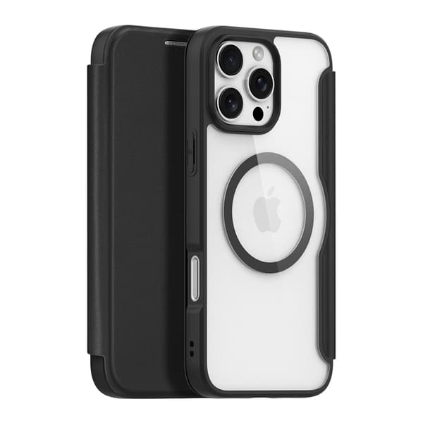 Dux Ducis iPhone 16 Pro Pung Taske Magsafe Skin X Pro - Sort Black