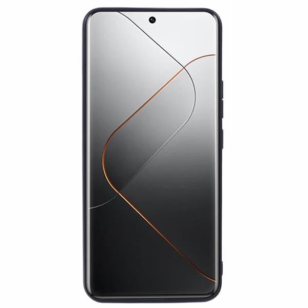 X-LEVEL Bojue-3 Mobilskal till Xiaomi 14 Pro Slim Läder+PC+TPU Svart