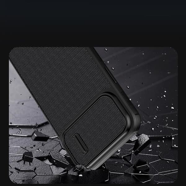 Nillkin iPhone 14 Pro Kuori Magsafe Textured S Magnetic - Musta Black