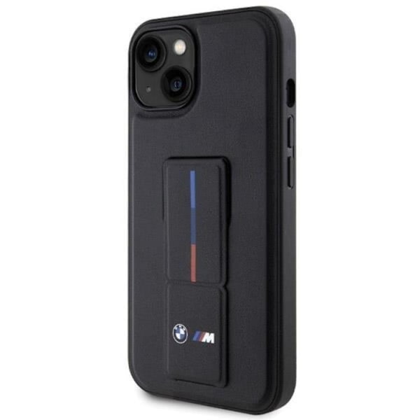 BMW iPhone 15/14/13 Mobilskal Grip Hot Stamp - Sort Black
