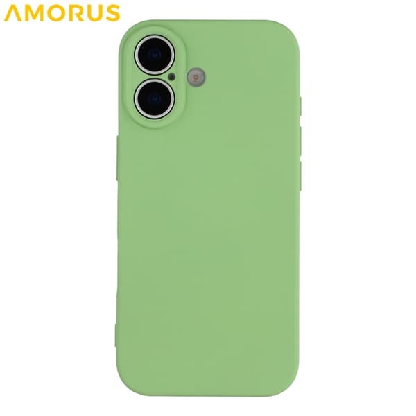 AMORUS Mobilskal till iPhone 17 Precise Cutouts TPU Fiber - Grön Grön