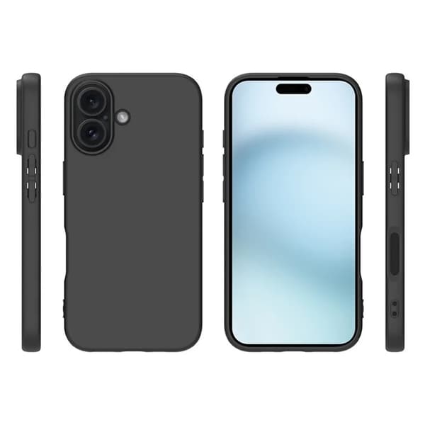 BOOM Mobilskal till iPhone 17 Soft Matt Back TPU - Svart Svart