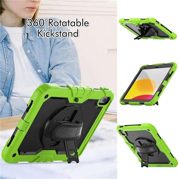 iPad 10.9" (2022)/iPad 11" (2025) Mobilskal Drop-Proof - Grön Grön