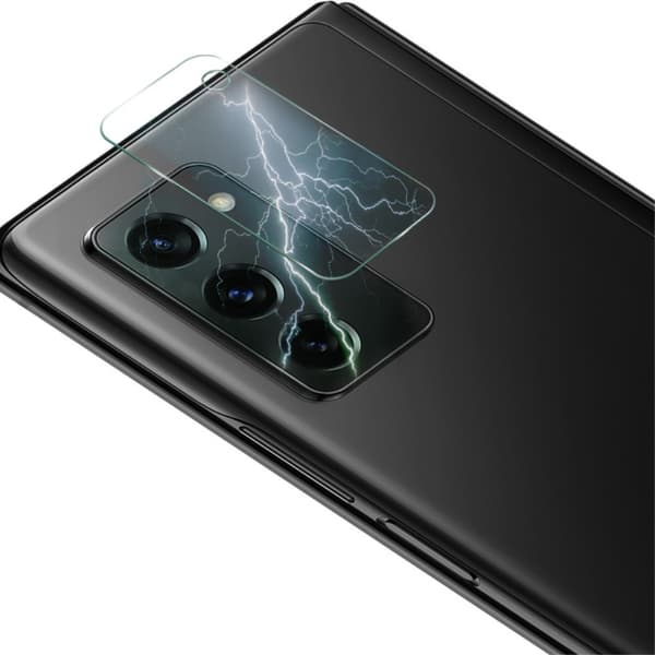 IMAK 2Pcs Pack Kameralinsskydd i Härdat Glas Galaxy Z Fold 2 - Clear Transparent