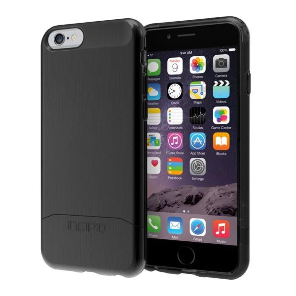 Incipio Edge Shine Brushed Skal till iPhone 6  - Svart Black