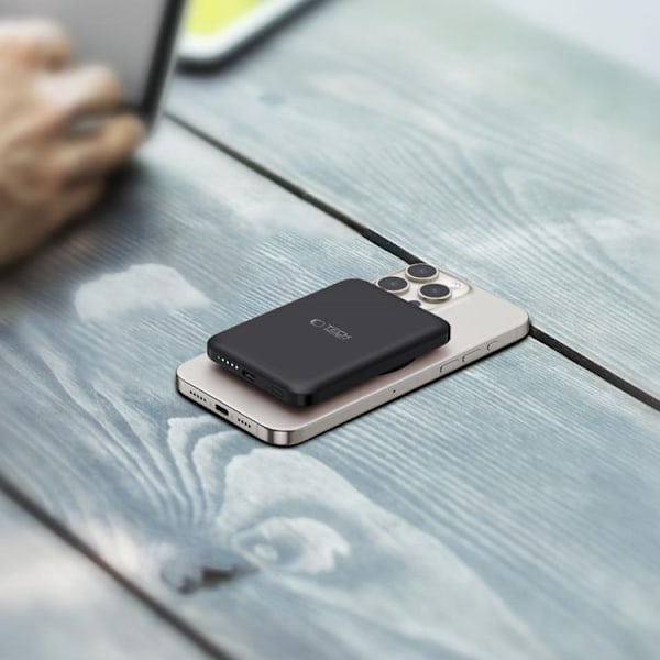 Magsafe Powerbank 5000mah PB10 LifeMag - Sort