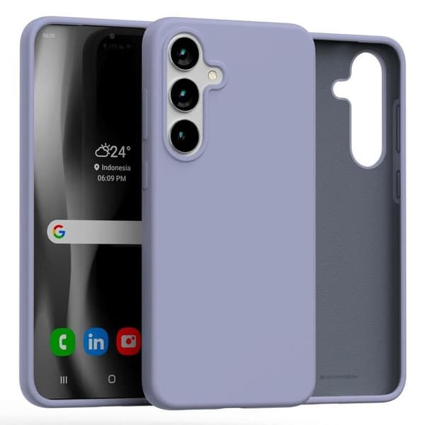 Mercury Telefontaske til Galaxy S25 Plus Silikone - Lavendel Lila