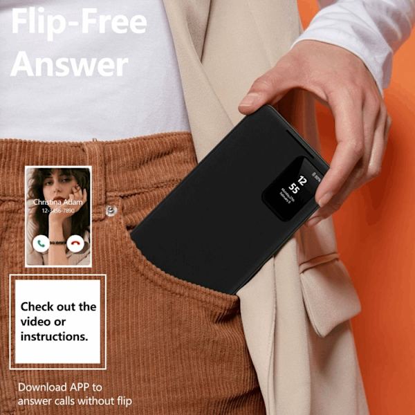 Tech-Protect Galaxy S25 Plus Plånboksfodral Smart - Matt Svart Svart