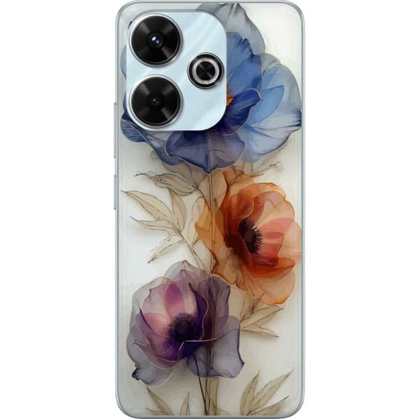 Mobilskal till Xiaomi Redmi 13 med Silkesblommor