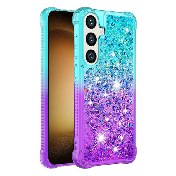 Mobilskal för Samsung Galaxy S26 Plus TPU Gradient - Ljusblå+Lila