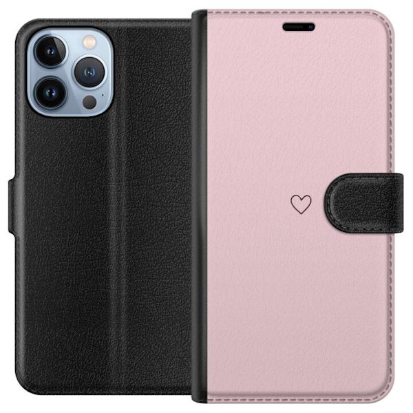Plånboksfodral till Apple iPhone 13 Pro Max med Litet Hjärta