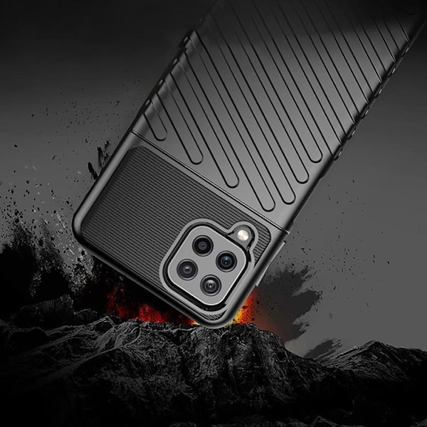 Thunder Flexible Mobilskal Galaxy A22 - Svart Svart