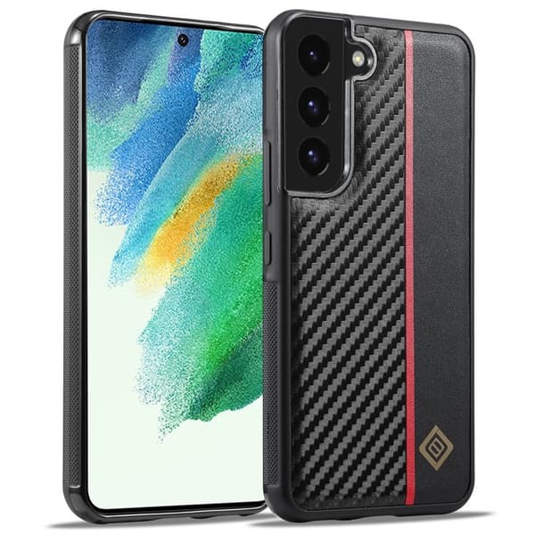 LC.IMEEKE Slim-Fit Mobilskal för Samsung Galaxy S21 FE 5G - Svart