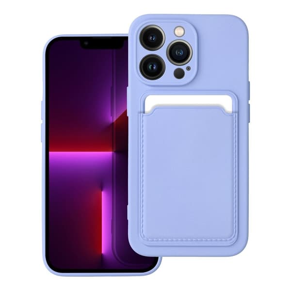 Forcell iPhone 14 Pro Skal Korthållare Violett Lila