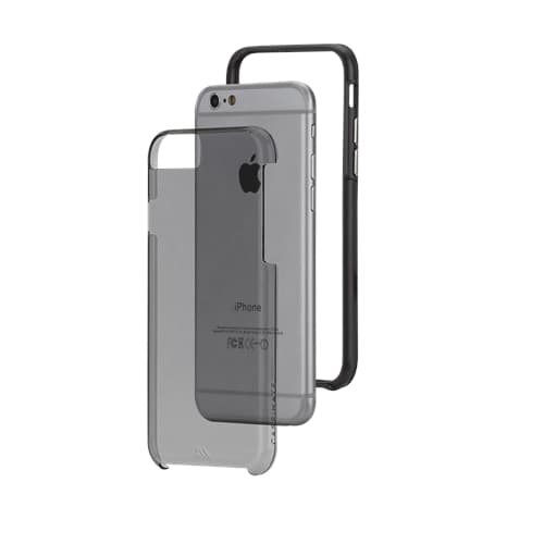 Case-Mate Naked Tough Taske til iPhone 6/6S - Sort Black
