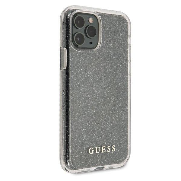 Guess iPhone 11 Pro Max skal Glitter - Silver Silver