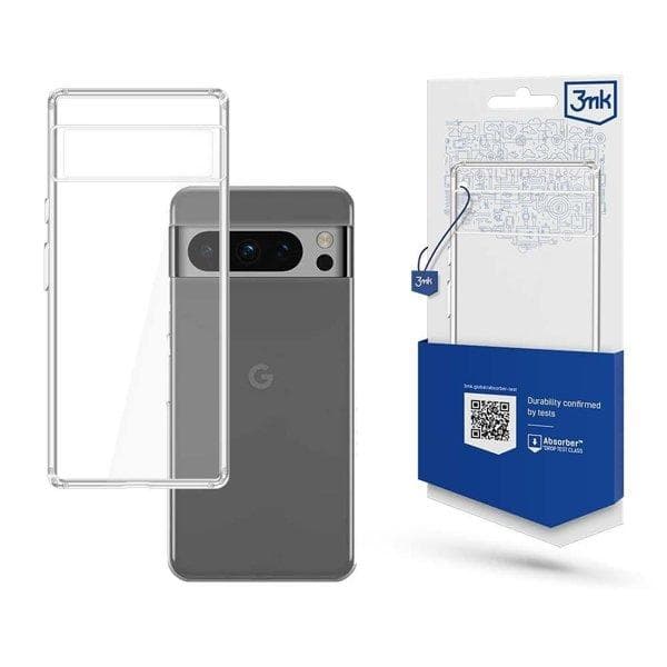 3mk telefontaske til Google Pixel 8 Pro Armor - Gennemsigtig Transparent