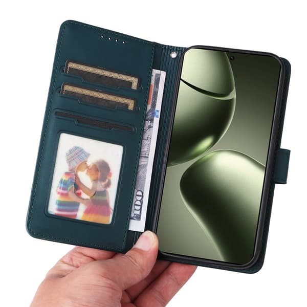 BETOPNICE Xiaomi 14T Plånboksfodral Magnetiskt Konstläder - Blå