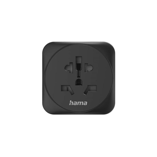 HAMA Reseadapter Typ E/F Universal Världen-EU Svart