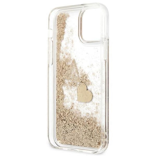 Guess iPhone 12/12 Pro Skal Glitter Charms - Guld